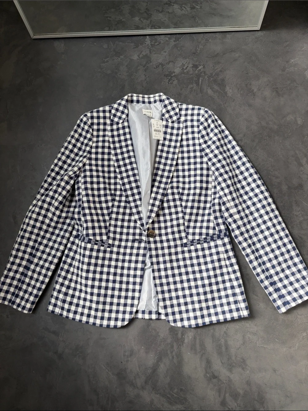 NWT J.Crew Check Blazer